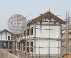 上海外墻保溫電焊網使用案例